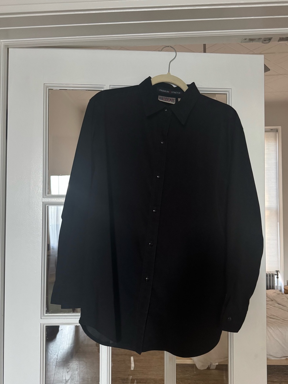 Vintage Bill Blasd Black Button Down Shirt